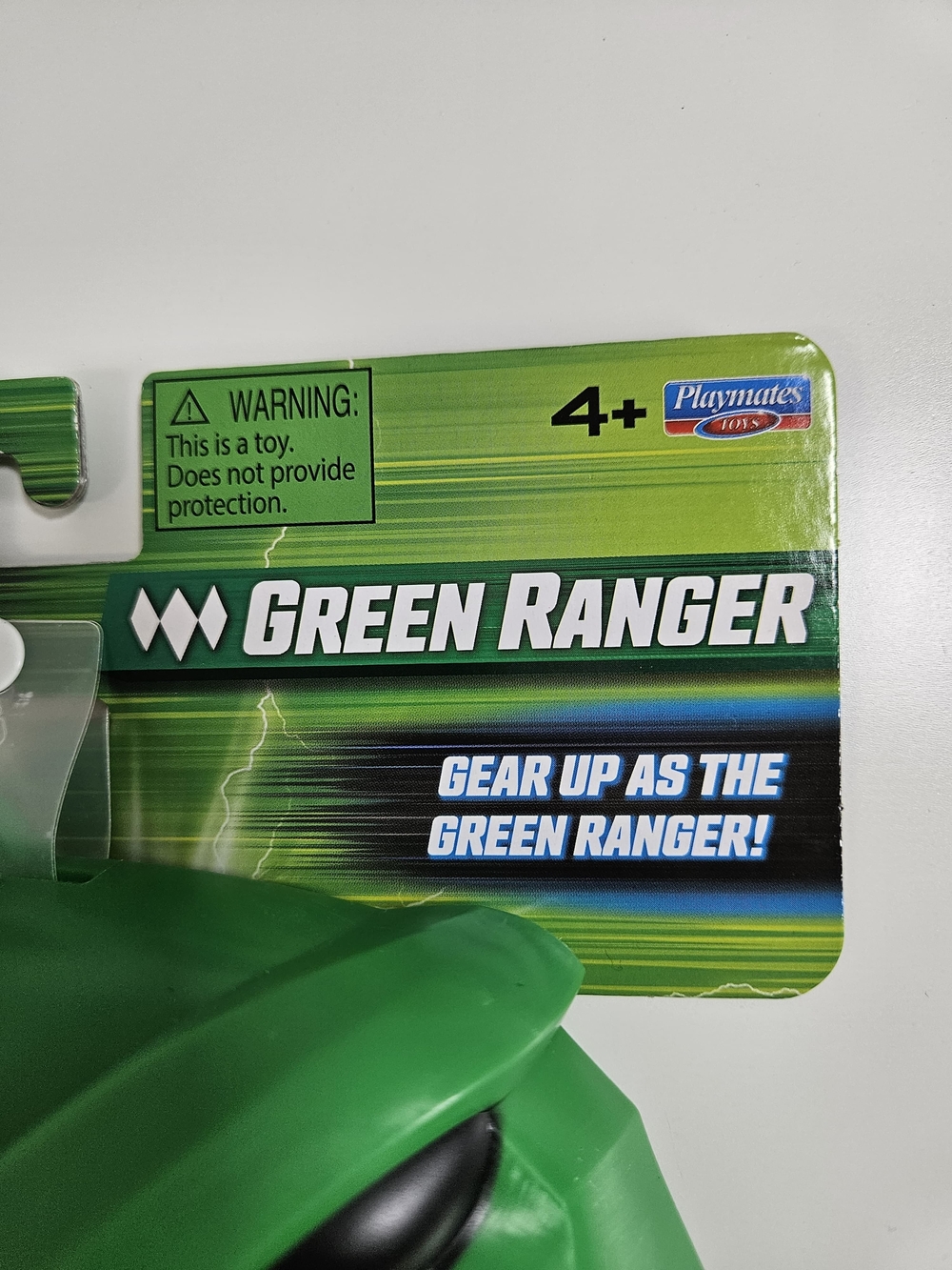 Power Ranger Re‑Ignition Green Ranger Roleplay Mask - Green - Picture 4 of 6